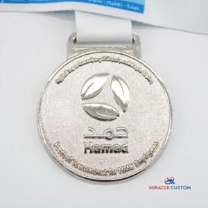Custom football medals for football tournament for hmc employees
