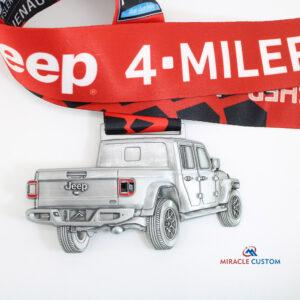 Custom Toledo Jeep Fest 4 Miler Finisher Medals