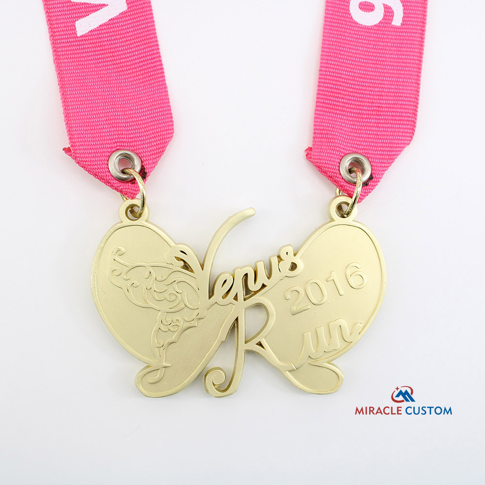 Custom Women 5KM Run Venus Run Finisher Medals