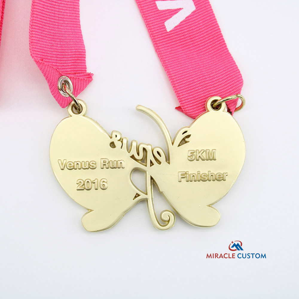 Custom Women 5KM Run Venus Run Finisher Medals