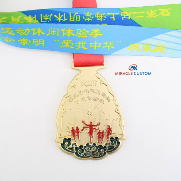 Custom Love China Fun Run Finisher Medals