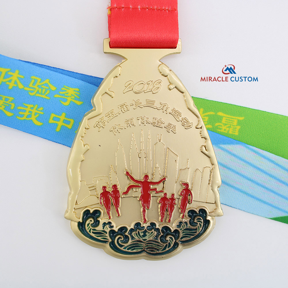 Custom Love China Fun Run Finisher Medals