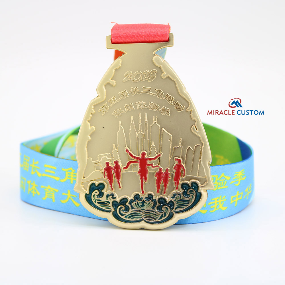 Custom Love China Fun Run Finisher Medals