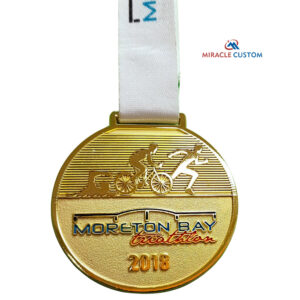 Custom Moreton Bay Triathlon 2018 Sports Medals