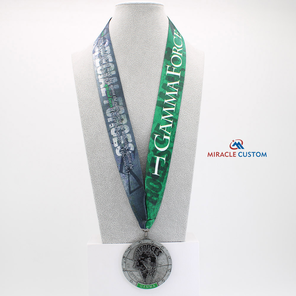 Custom Gamma Force De Oppresso Liber race Medals