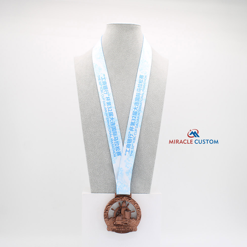 Custom ICBC Cup Dalian International Marathon Medals