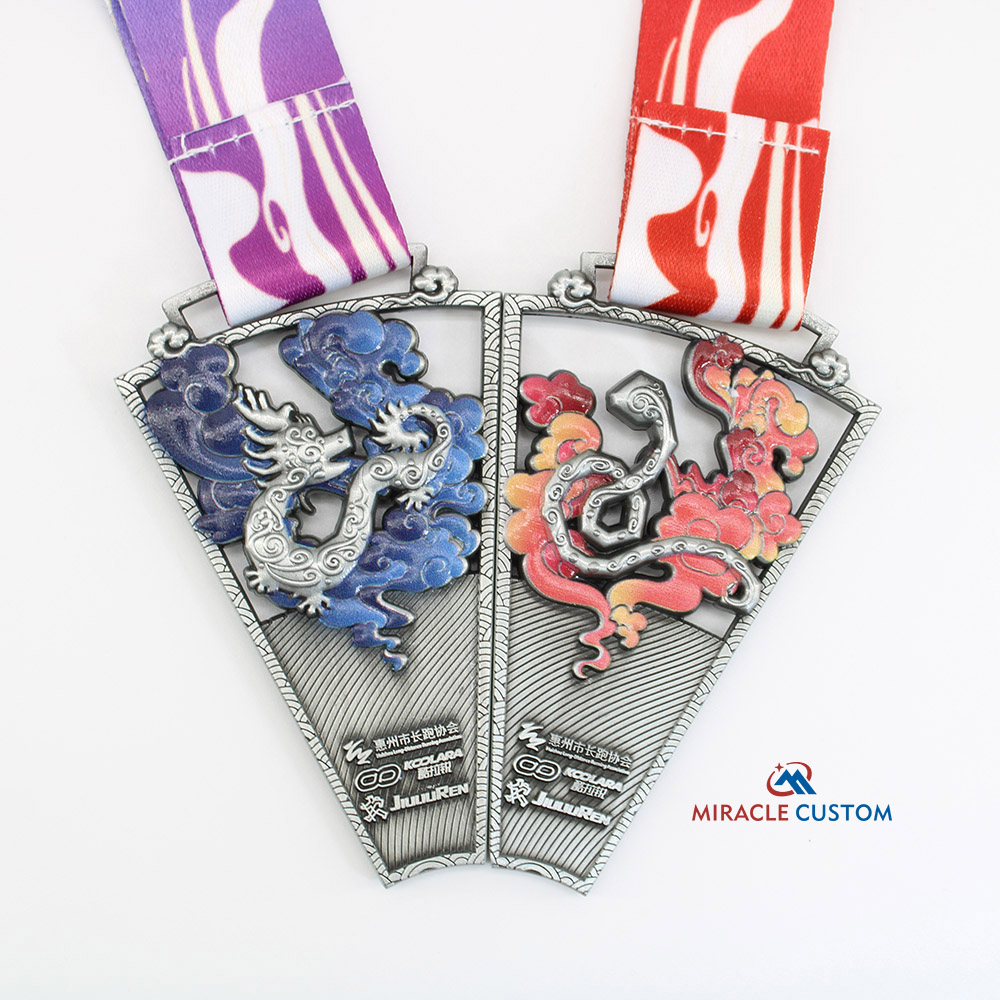 Custom Zodiac series Marathon Sports Medals 3D Print Medals