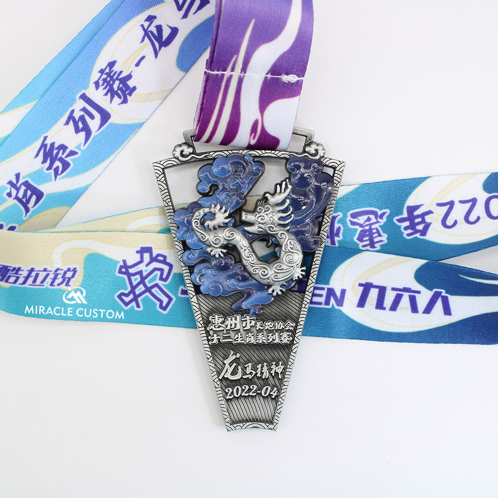 Custom Zodiac series Marathon Sports Medals 3D Print Medals