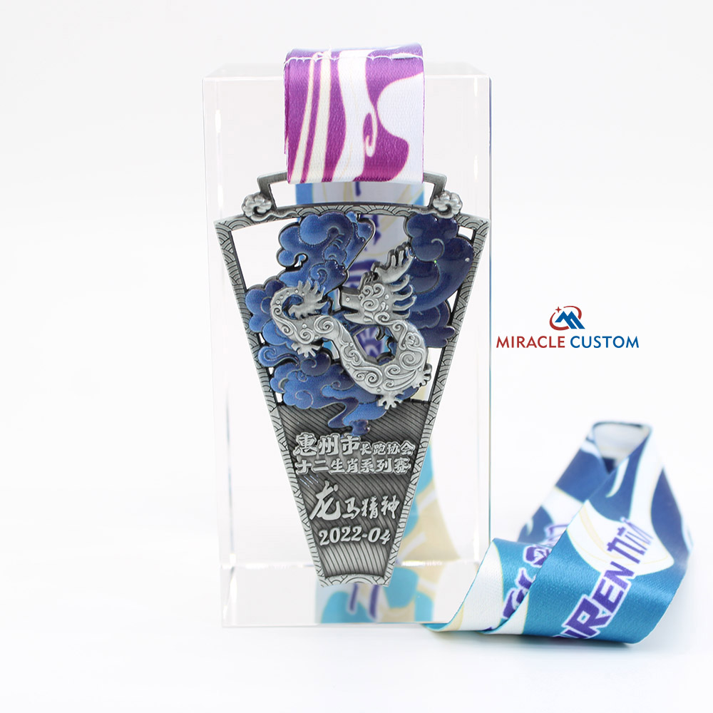 Custom Zodiac series Marathon Sports Medals 3D Print Medals