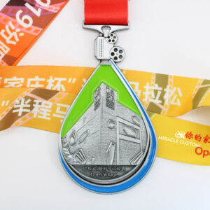 Custom Half Marathon Open Village Sports Medals