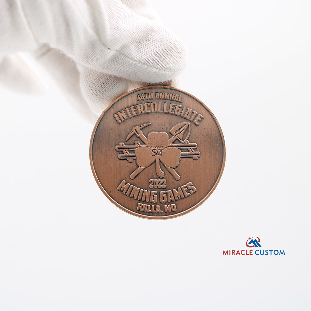 Custom 44th Annual Intercollegiate Mining Games Copper Medals
