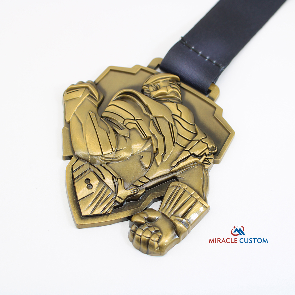 Custom The Perfect Villain 10KM Virtual Race Sports Medals