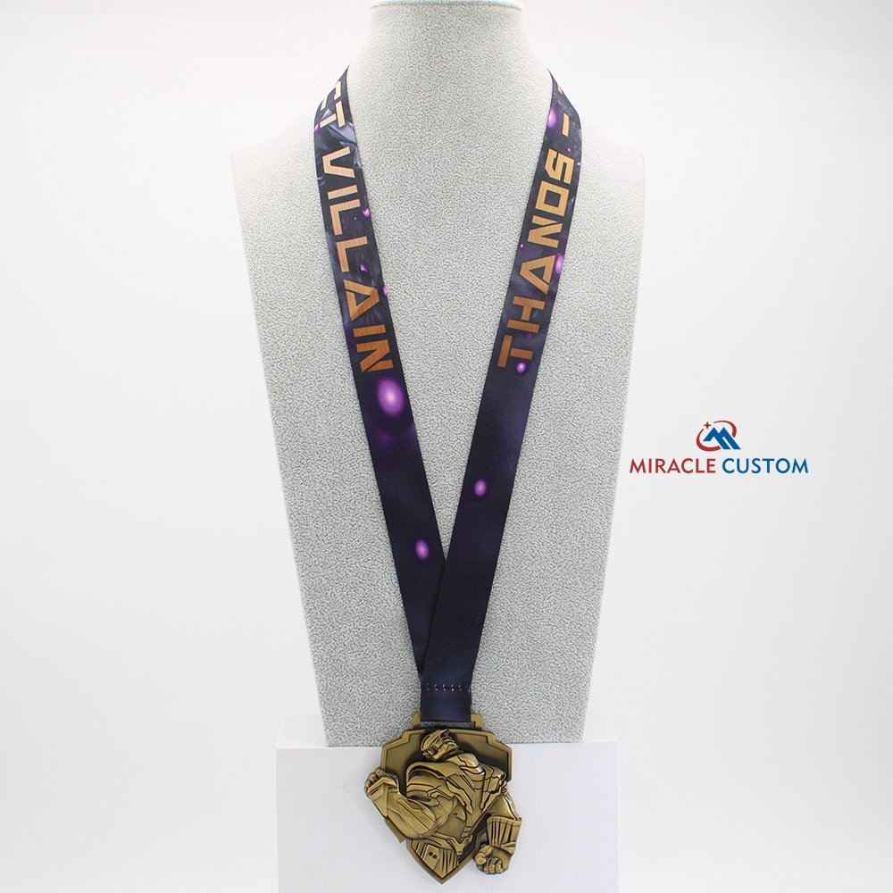 Custom The Perfect Villain 10KM Virtual Race Sports Medals