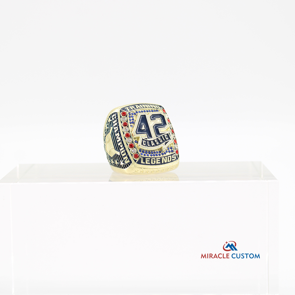 Custom Square 42 Classic Legends Champion Gold Rings