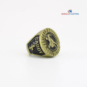 Custom Antique Finish Wrestling Sports Championship Rings