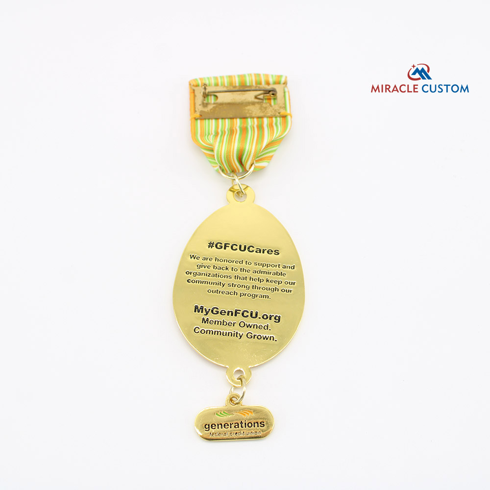 Custom Gold Viva Fiesta 2022 Fiesta Medals