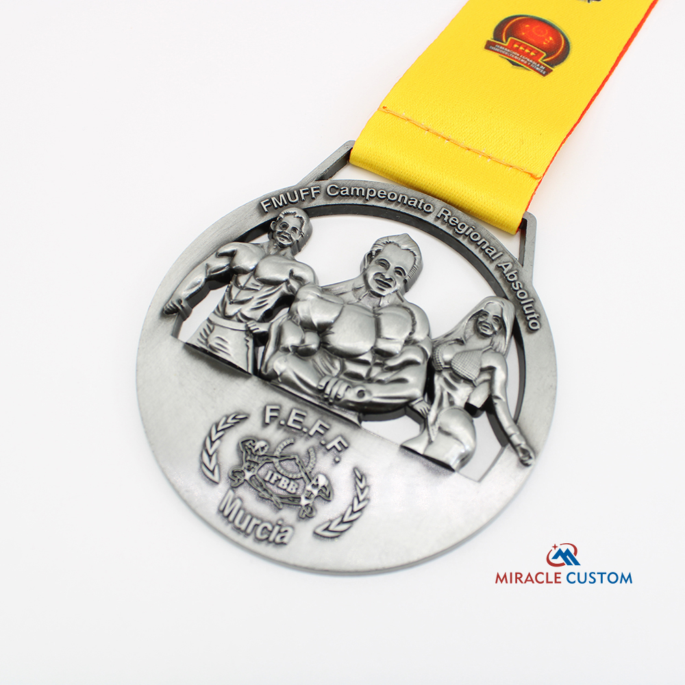 Custom Fitness Club Cut outs 3D Sports Medals