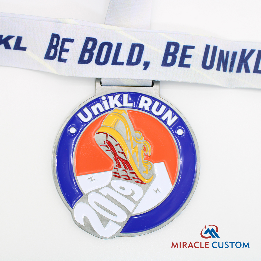 Custom Unikl Run Be Bold Be Unikl Fun Run Medals