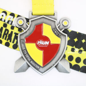 Custom Malaysia iRun Selangor XTIV Virtual Marathon 2nd Series Medals