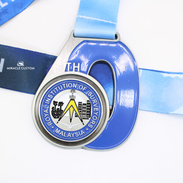 RISM 60th Anniversary Charity Virtual Run 2022 100KM Virtual Finisher Medals