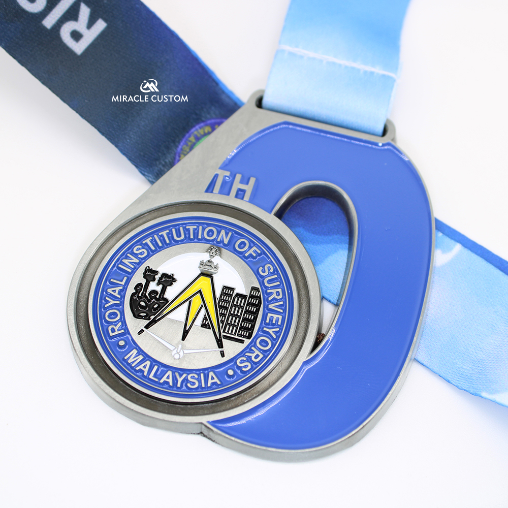 RISM 60th Anniversary Charity Virtual Run 2022 100KM Virtual Finisher Medals