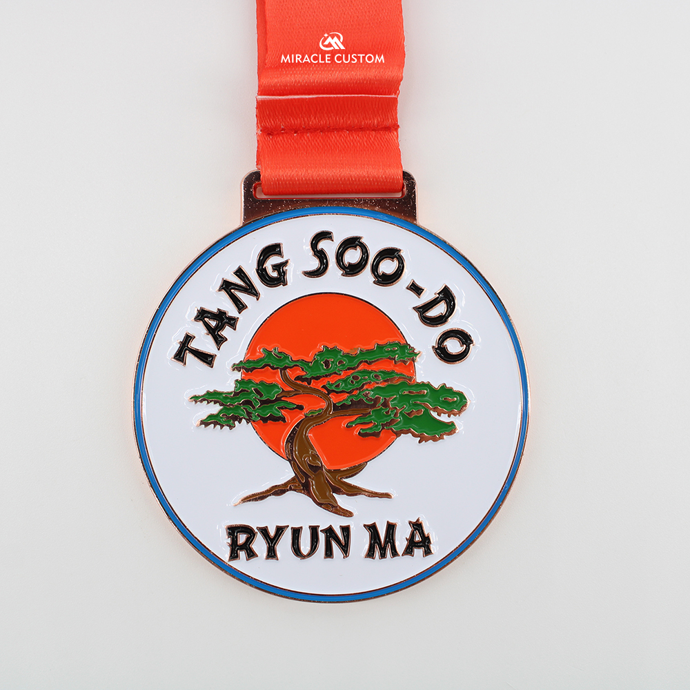 Custom Tang Soo Do Ryun Ma Sports Medals