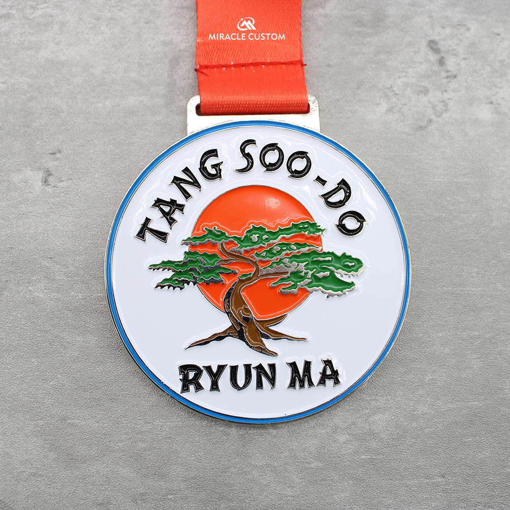 Custom Tang Soo Do Ryun Ma Sports Medals