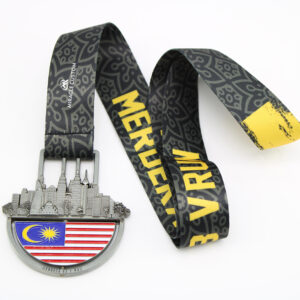 Custom Merkeka 63 Virtual Run Spin Medals