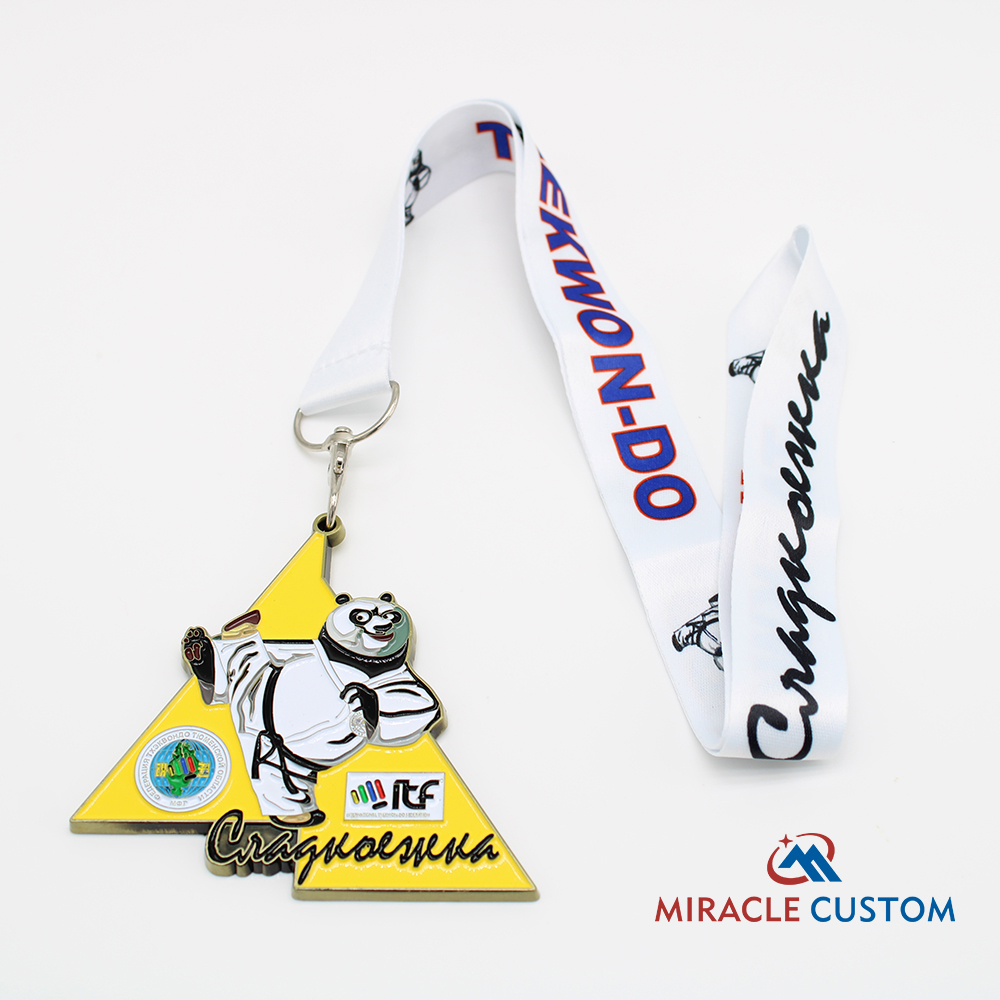 Custom International Taekwon-do Federation Taekwondo Medals