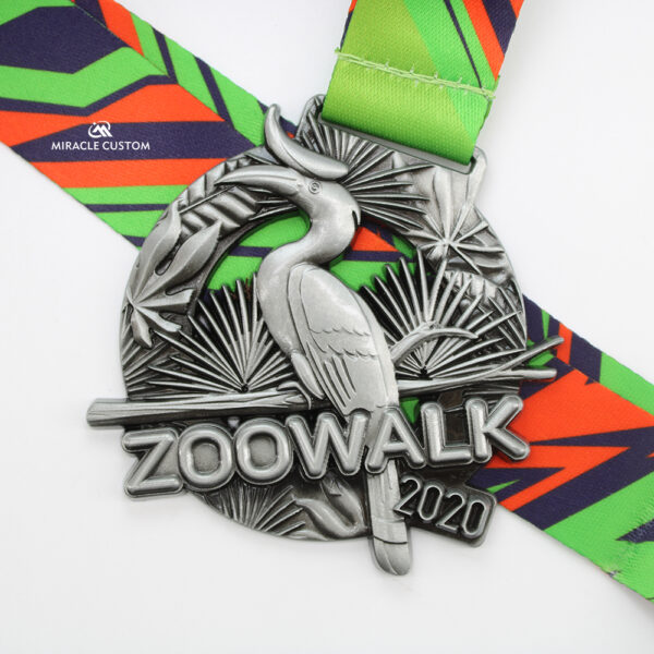 Custom Zoo Negara Malaysia Zoo Walk 2020 Fun Run Medals