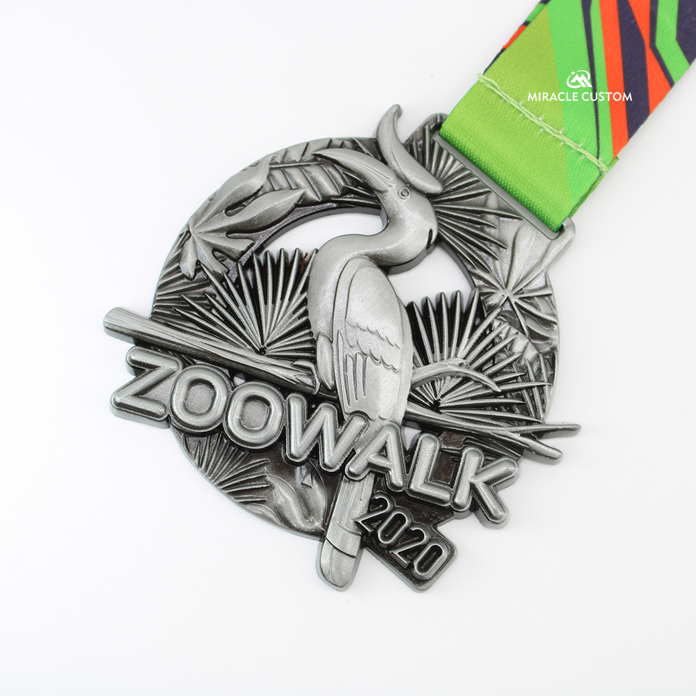 Custom Zoo Negara Malaysia Zoo Walk 2020 Fun Run Medals