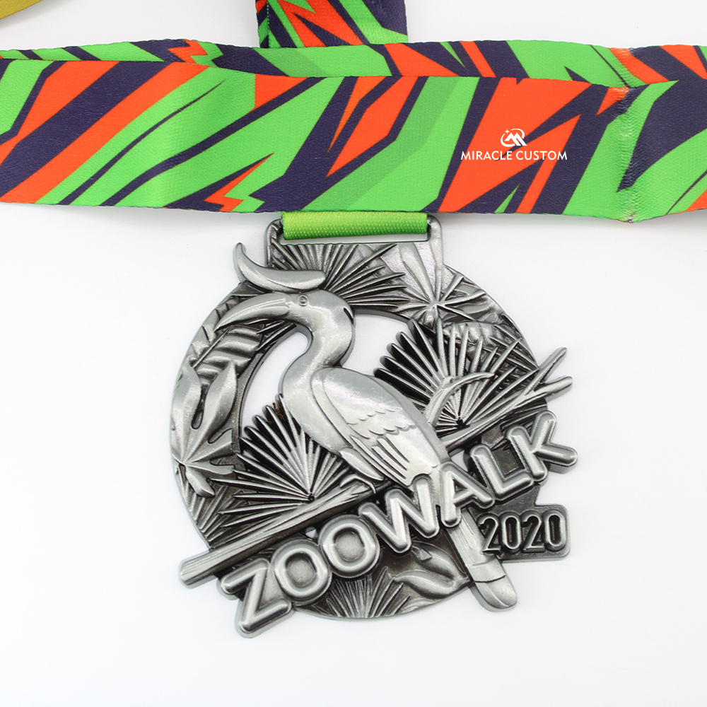 Custom Zoo Negara Malaysia Zoo Walk 2020 Fun Run Medals