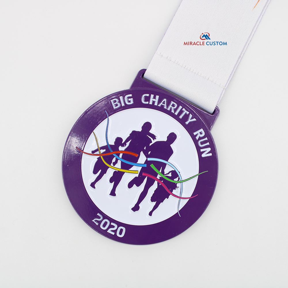 Custom Big Charity Run 2020 Sports Medals