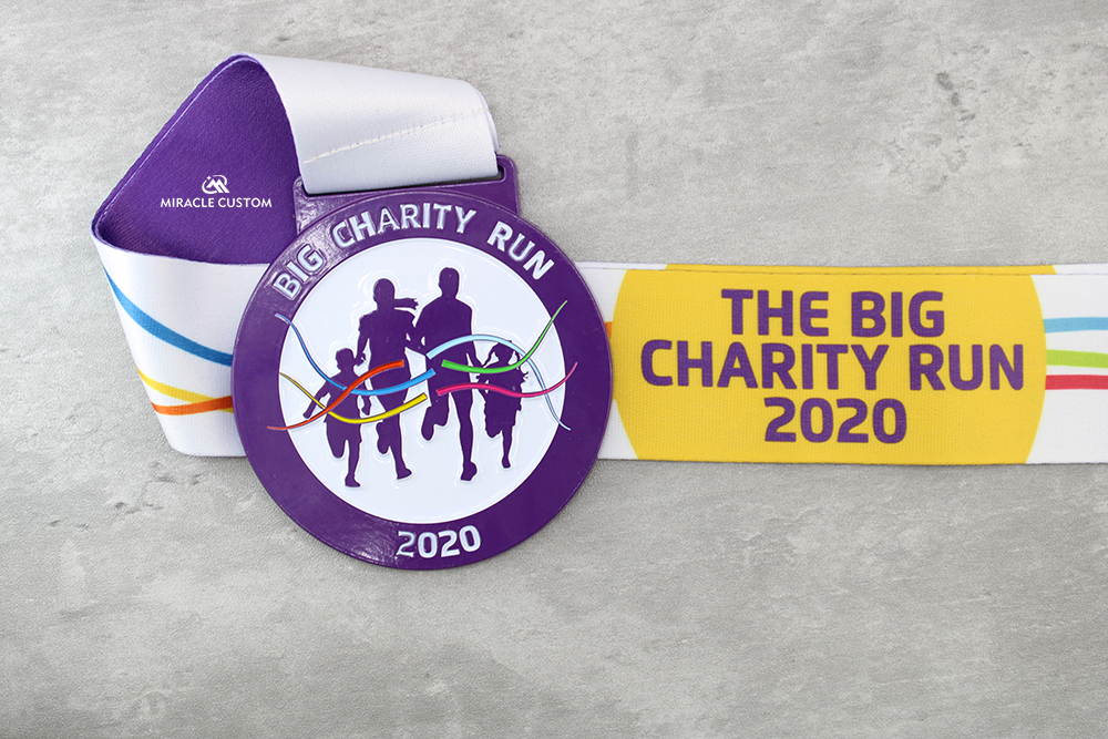 Custom Big Charity Run 2020 Sports Medals