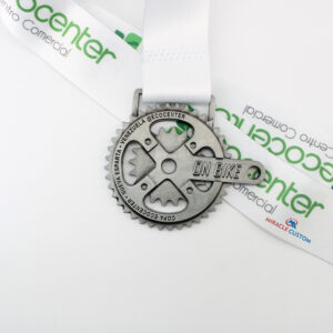 Custom ECO MTB Bike Center Sports Medals