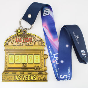 Las Vegas World Cities Online Night Marathon 2021 Sports Medals