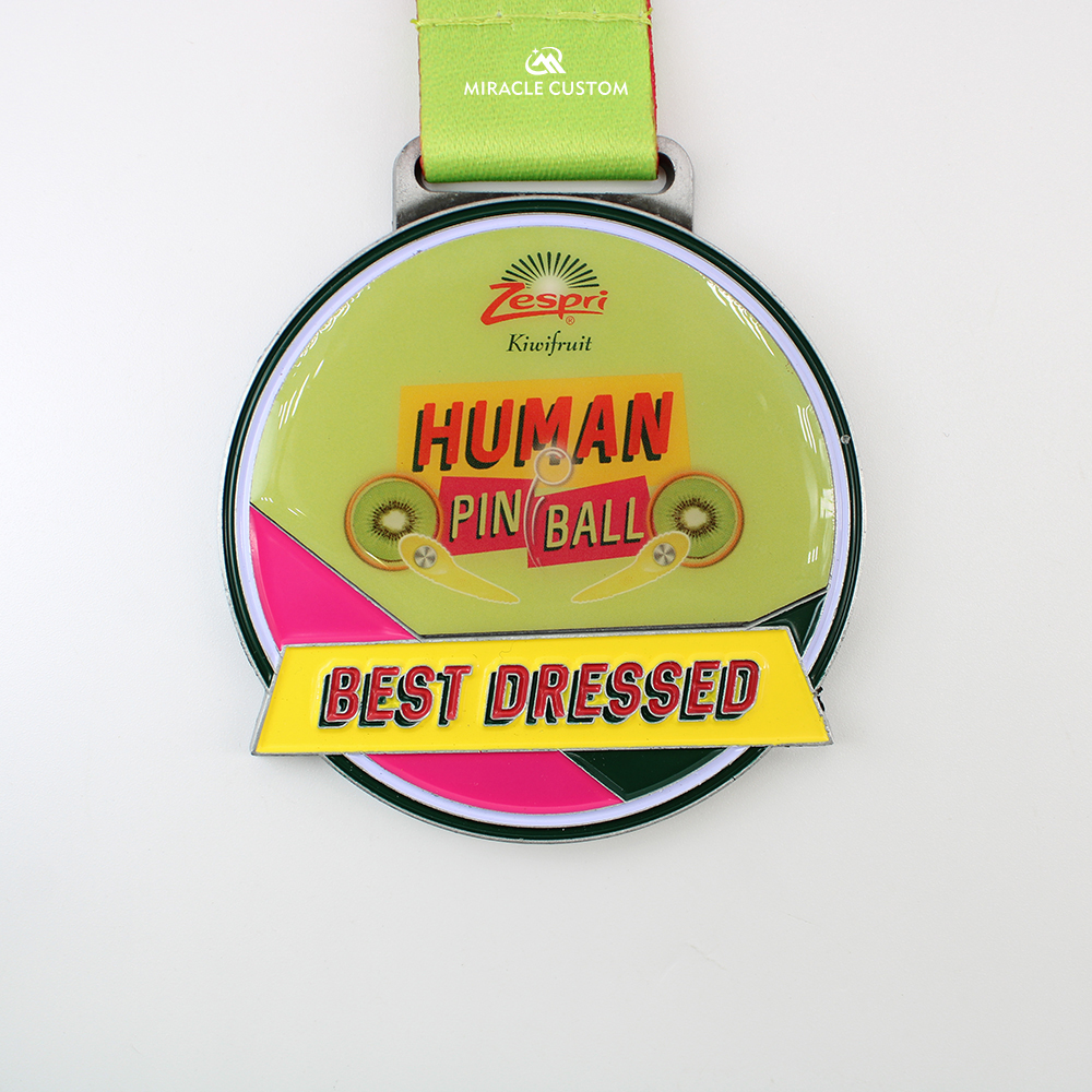 Custom Singapore Zespri Human Pinball Game Sports Medals