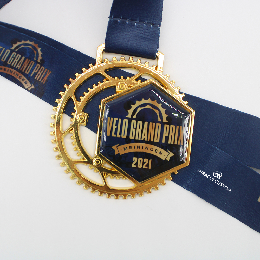 Custom Velo Grand Prix Mountain Sports Medals