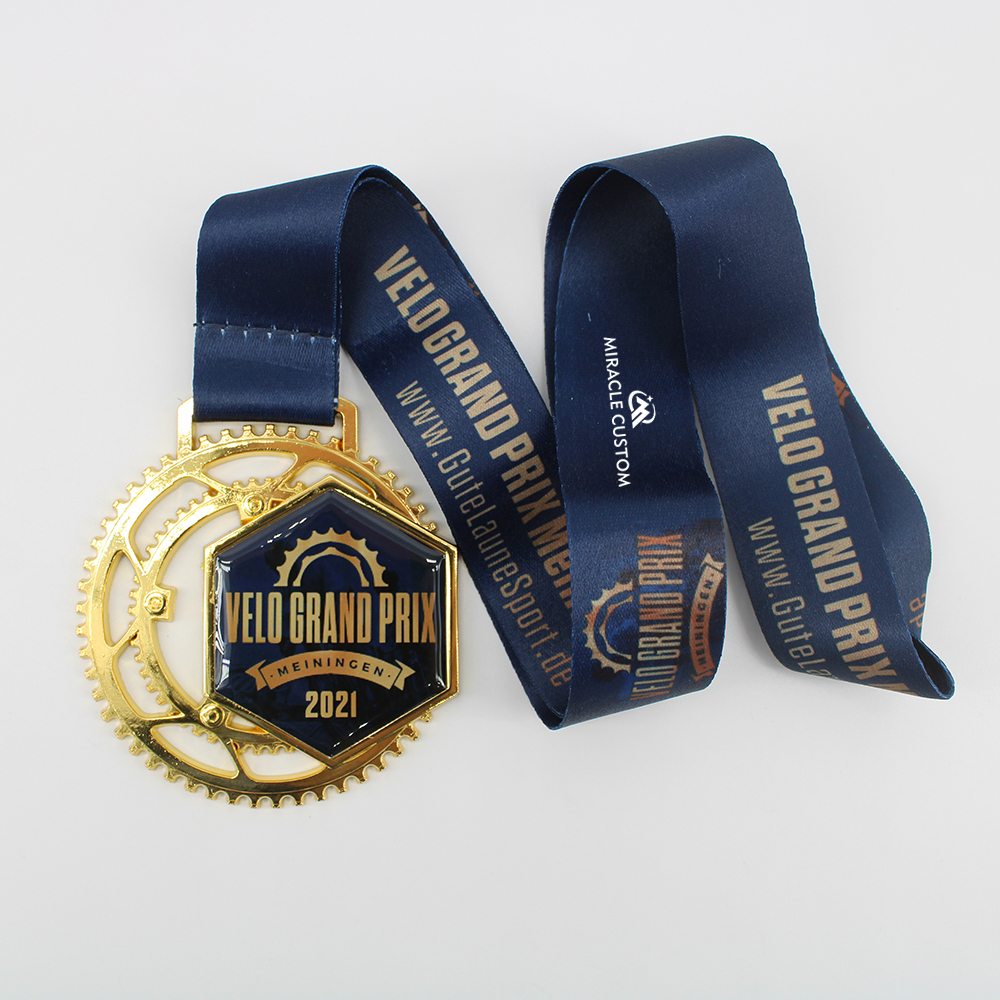 Custom Velo Grand Prix Mountain Sports Medals