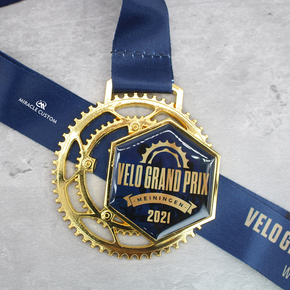 Custom Velo Grand Prix Mountain Sports Medals