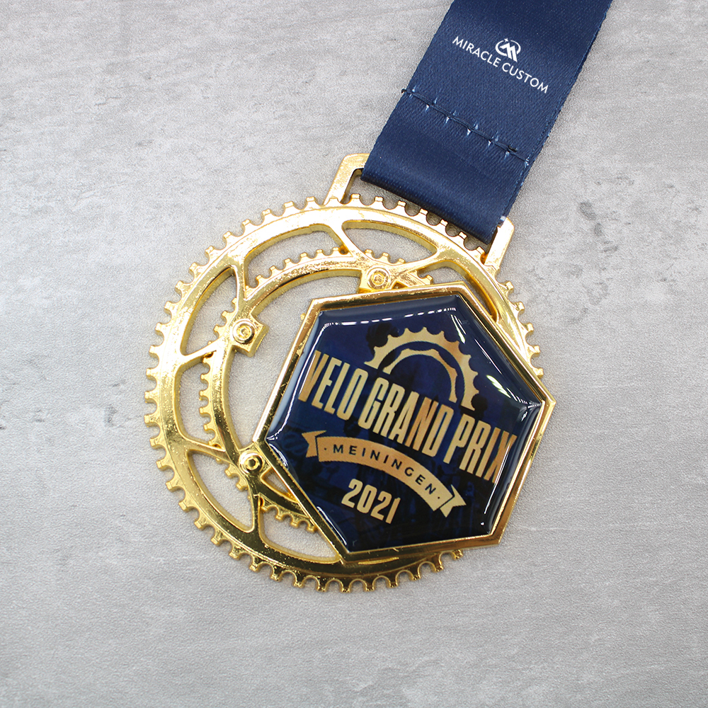 Custom Velo Grand Prix Mountain Sports Medals