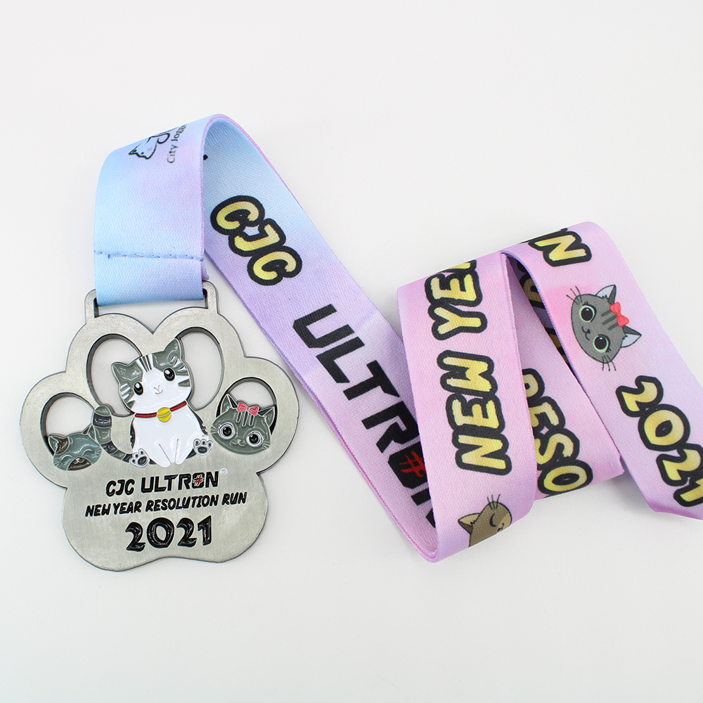 Custom CJC Ultron New Year Resolution Charity Run 2021 Sports Medals