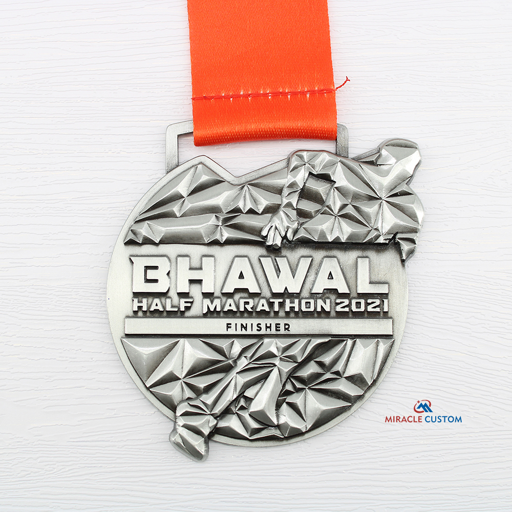 Custom Bangladesh Bhawal Half Marathon 2021 Finisher Medals