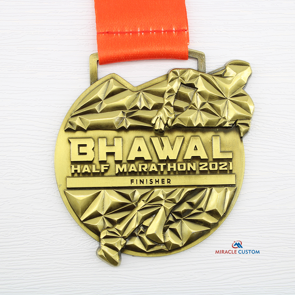 Custom Bangladesh Bhawal Half Marathon 2021 Finisher Medals