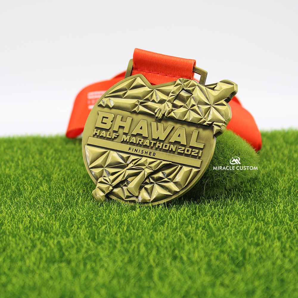 Custom Bangladesh Bhawal Half Marathon 2021 Finisher Medals