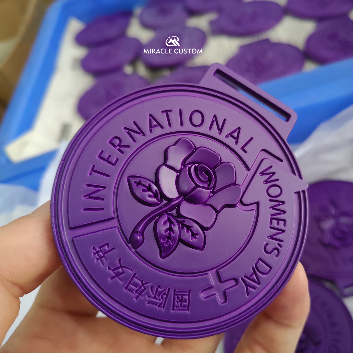 Custom International Women's Day Sourvenir Sports Medals