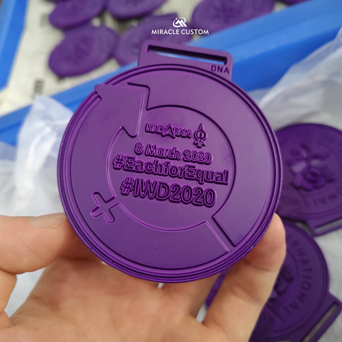 Custom International Women's Day Sourvenir Sports Medals