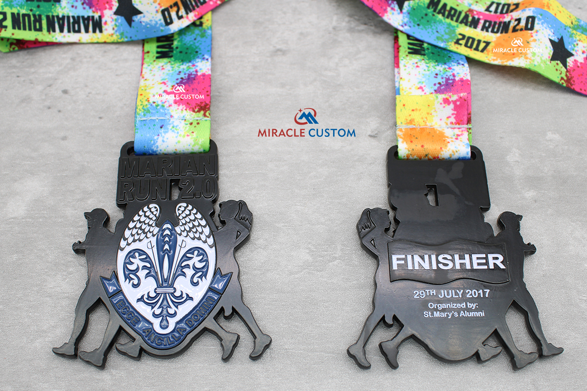 Custom Malaysia Marian Run 2.0 Sports Fun Run Medals