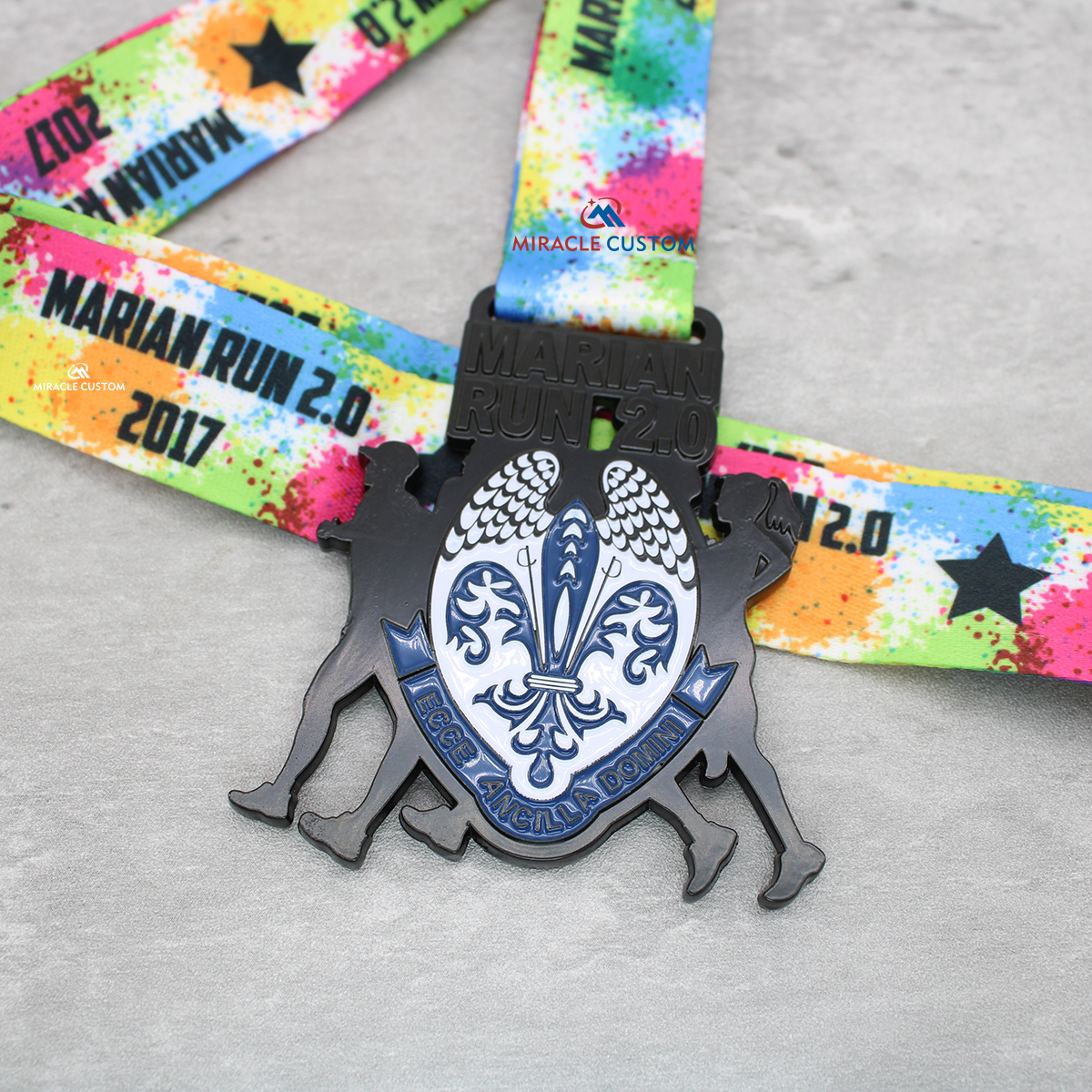 Custom Malaysia Marian Run 2.0 Sports Fun Run Medals