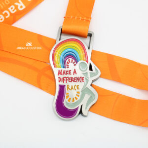 Custom Fun Run Sports Medals Make a Difference Race